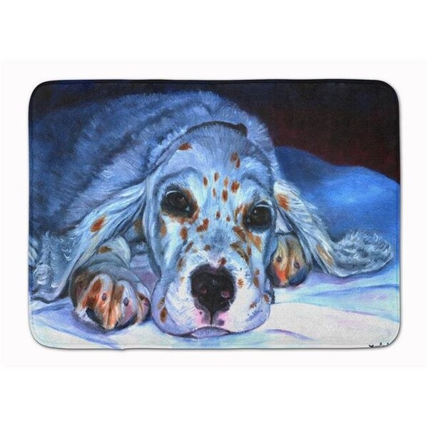 Carolines Treasures Carolines Treasures 7330RUG English Setter Pup Machine Washable Memory Foam Mat 7330RUG - main